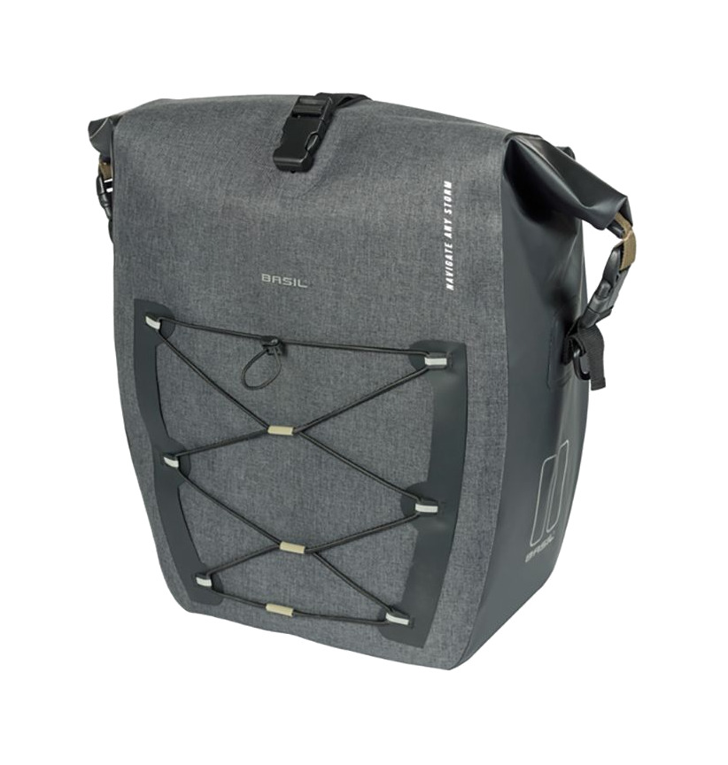 bolsa impermeable con ganchos lona/poliester navigator storm l mik 12-15l (27x15.5x41 cm)