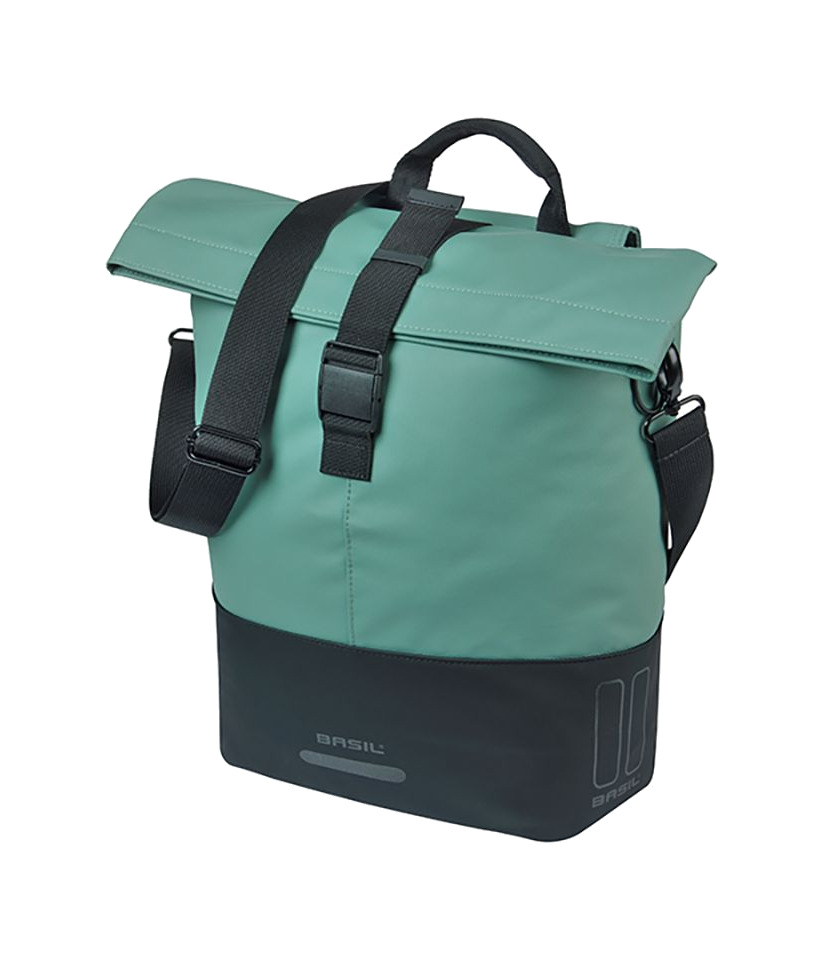 bolsa urbana con ganchos cove shopper mik 14-16l pet/cuero (29x14.5x36 cm)