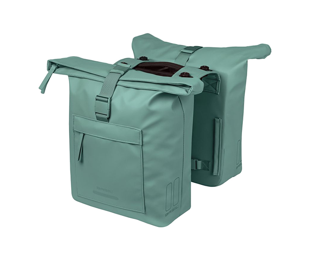 alforjas traseras impermeables con placa pet reciclado impermeable mpermeable brooklyn mik 2.0 41l (30x14x37cm)