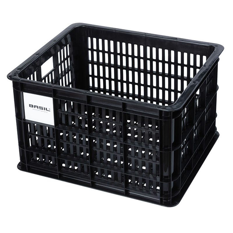 cesta plástico para bicicleta crate m 29.5l (34x40x25 cm)