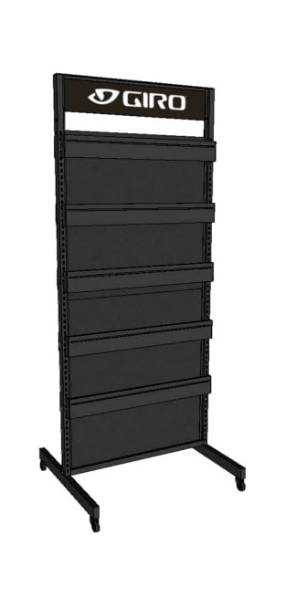 expositor gancho slatwall maccesory 10u