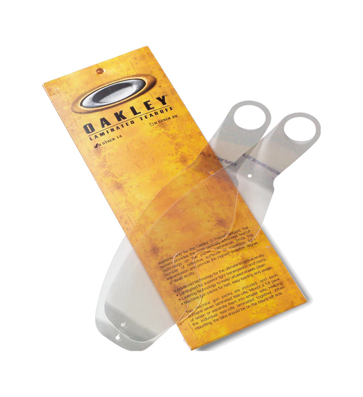 laminas antisuciedad para gafas tear-off o-frame 14 u