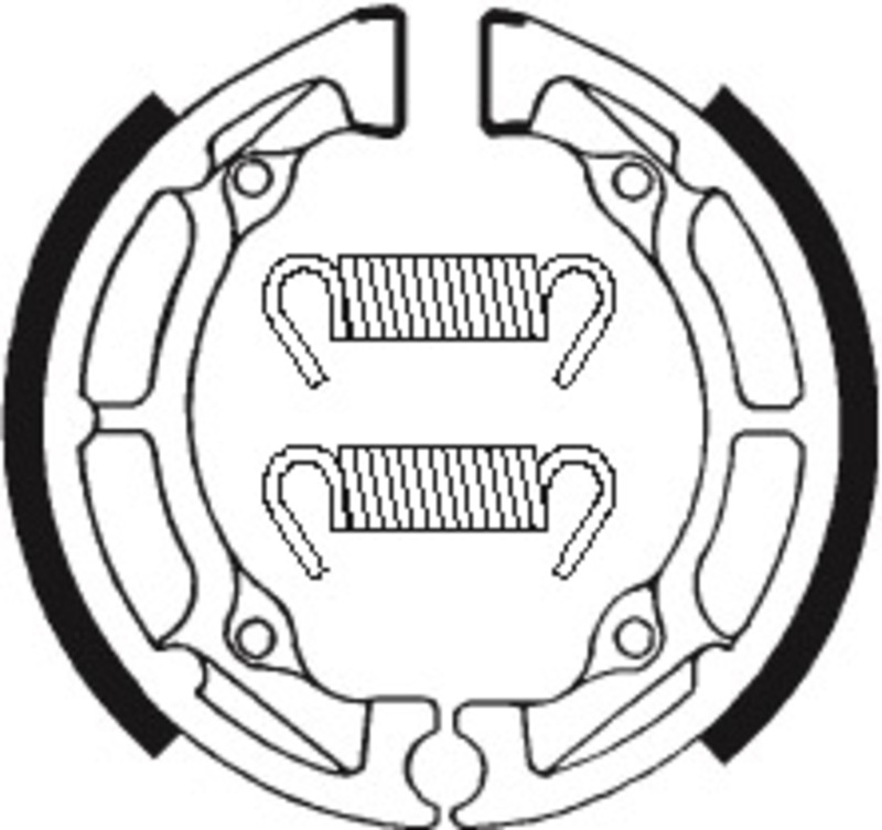 zapatas de freno ba020