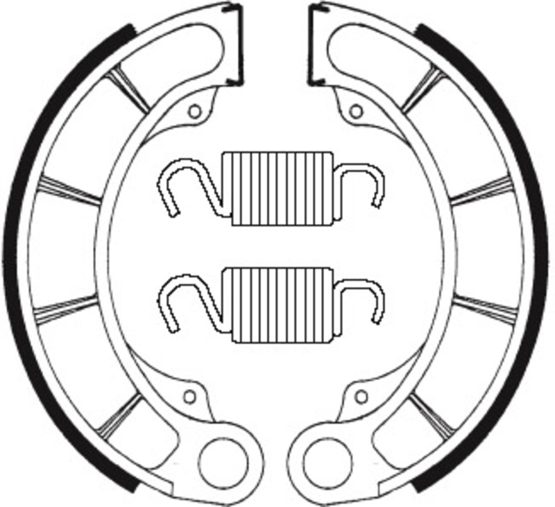 zapatas de freno ba198