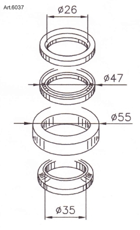 kit rodamientos columna de direccion