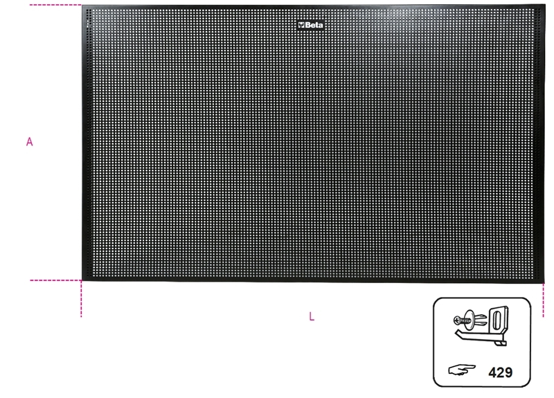 panel de pared para herramientas