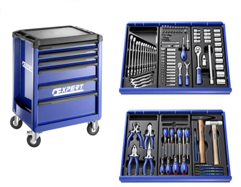 carros de taller equipado de 123 herramientas
