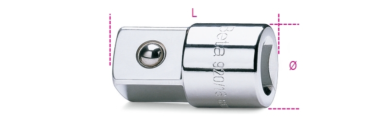 llave de vaso con cuadradillo hembra 1/2 3/4