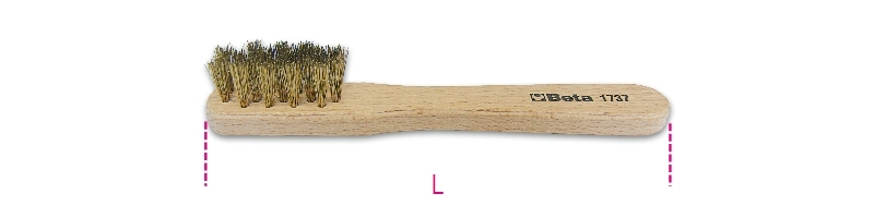 cepillo con cerdas de laton