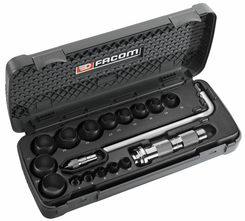 caja sacabocados 3-30 mm