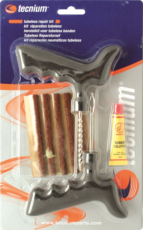 kit de reparacion de neumaticos de mechas tubeless
