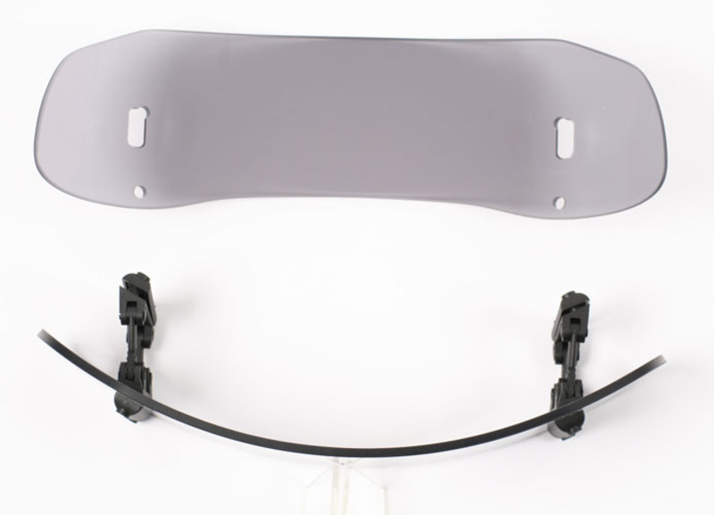 deflector aire añadido cupula visera spoiler con adaptadores vario