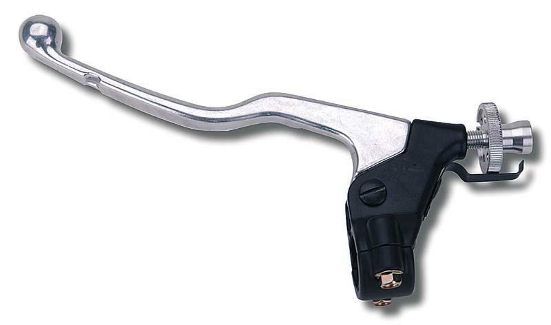 maneta de embrague aluminio fundido + soporte maneta sbk