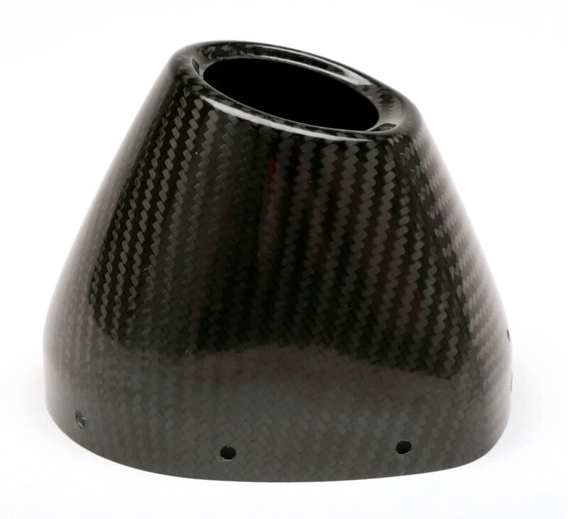 tapa para silencioso de escape de carbono rs-4