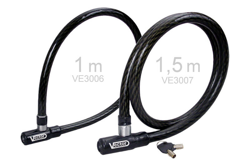 candado antirrobo cable maxlok - 1.50 m