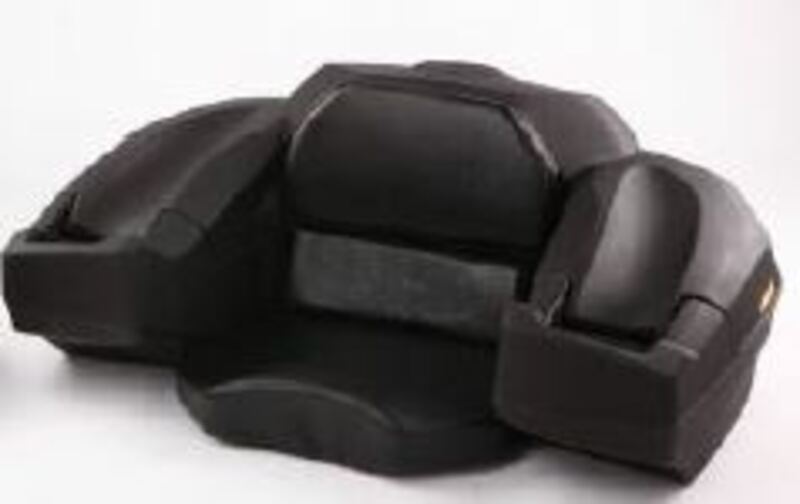 maleta trasera con asiento para quad atv 75l