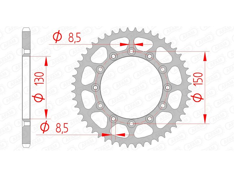 AFAM Standard Stahlkrone 12323 - 520 - Bild 1 von 1