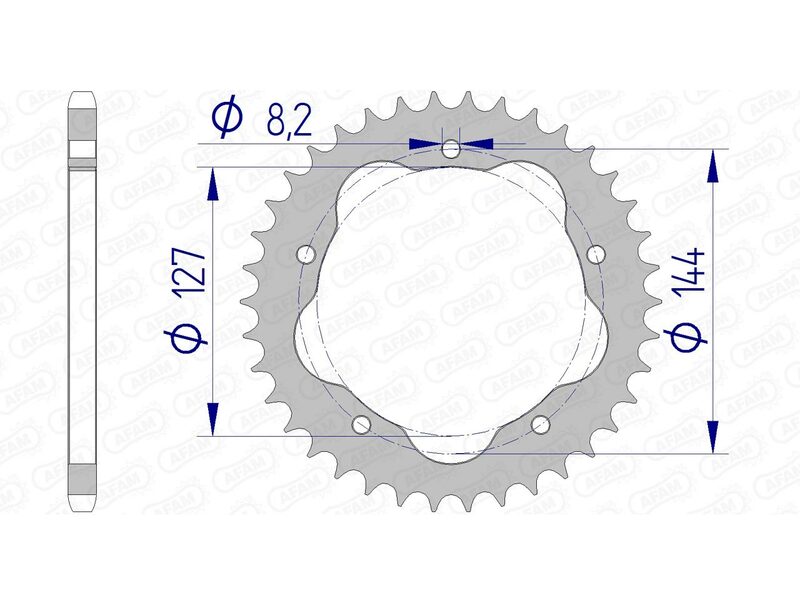 corona aluminio 51607 - 520