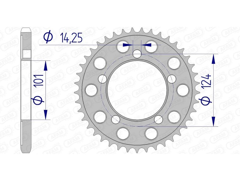 AFAM Krone aus Aluminium 72801 - 525 - Bild 1 von 1