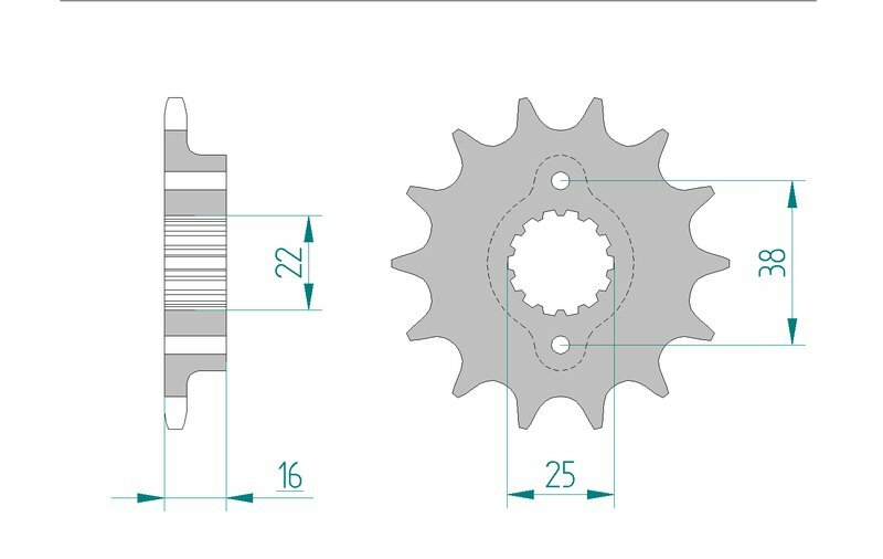 AFAM Standard Stahlritzel 52604 520 - Bild 1 von 1