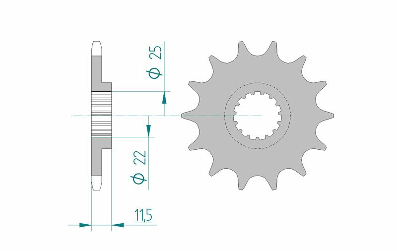 AFAM Standard Stahlritzel 73303 520 - Bild 1 von 1