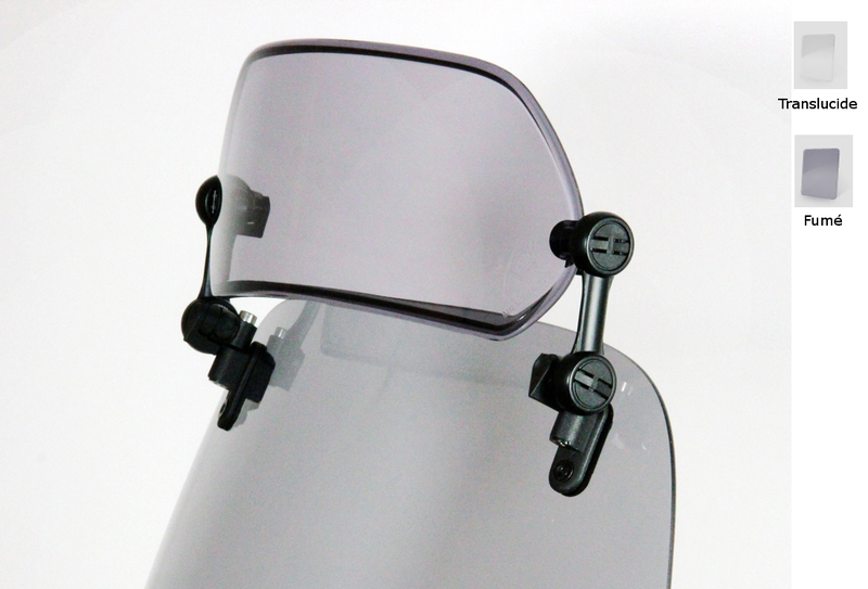 deflector aire añadido cupula visera spoiler con adaptadores x-creen universal sport