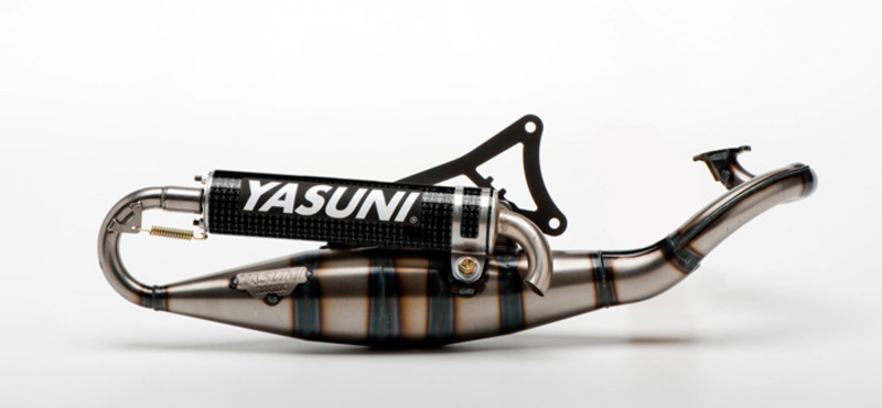 YASUNI Auspuff Motorrad Schalldämpfer komplettes Stahlmodell R - Picture 1 of 1