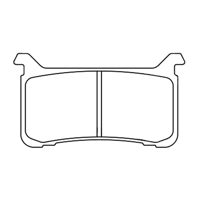 gesinterde remblokken voor motorfietsen (1237c60)