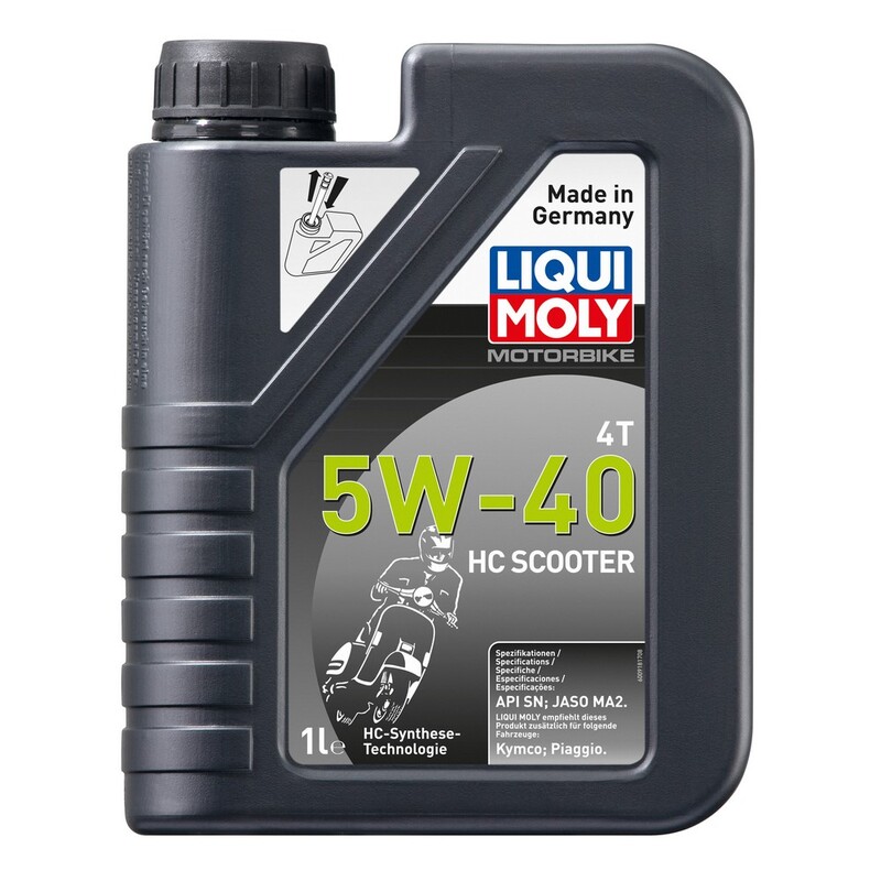 aceite de motor sintético hc 5w-40 scooter 1l