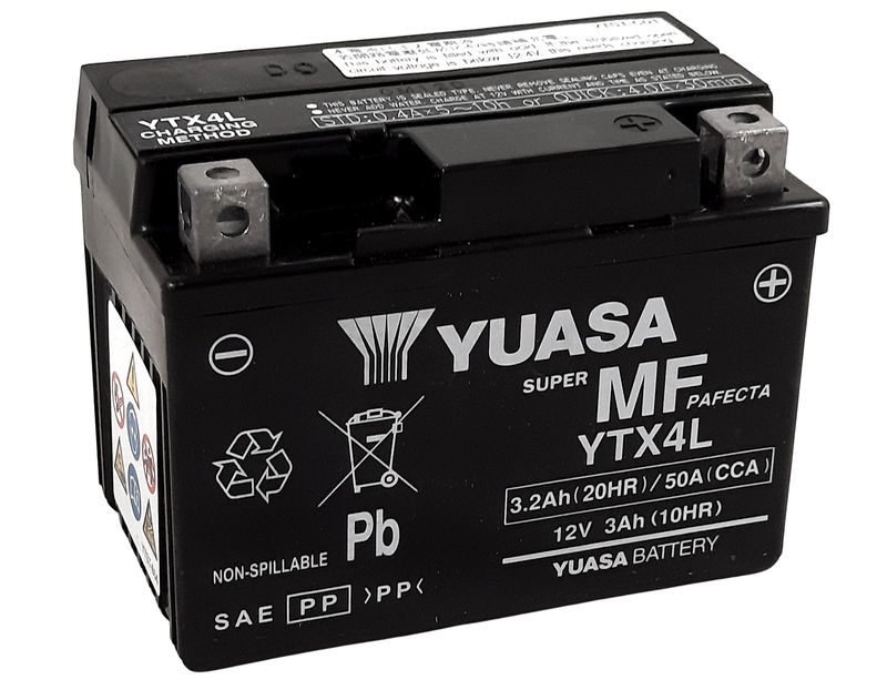 batería activada sin mantenimiento ytx4l