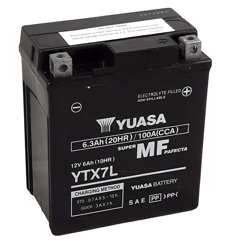 YUASA Wartungsfreie aktivierte Batterie YTX7L - 第 1/1 張圖片