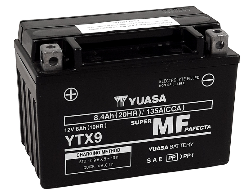 batería activada sin mantenimiento ytx9