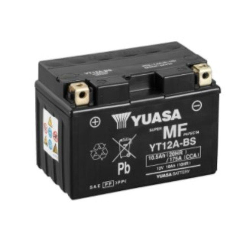YUASA Onderhoudsvrije geactiveerde batterij YT12A - Bild 1 von 1