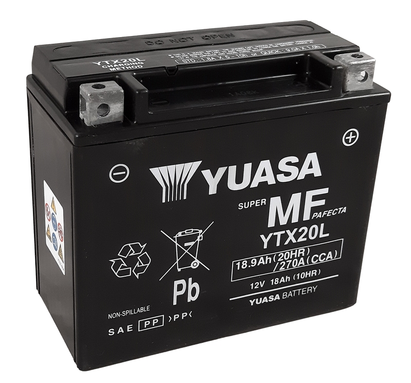 YUASA Batería activada sin mantenimiento YTX20L - Afbeelding 1 van 1