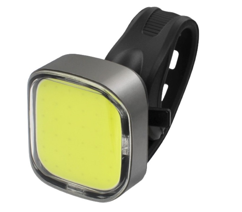 luz de seguridad delantera led con bateria recargable para bicicleta 70 lux usb