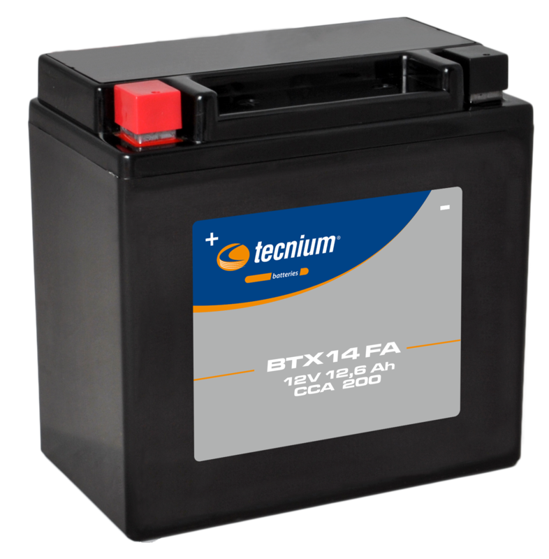 TECNIUM batterij geactiveerd BTX14 YTX14 - 第 1/1 張圖片