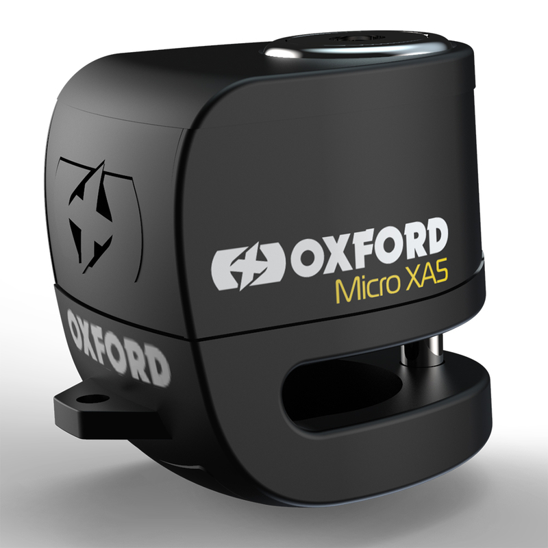 OXFORD Candado de disco con alarma para moto MICRO XA5 - Imagen 3 de 5