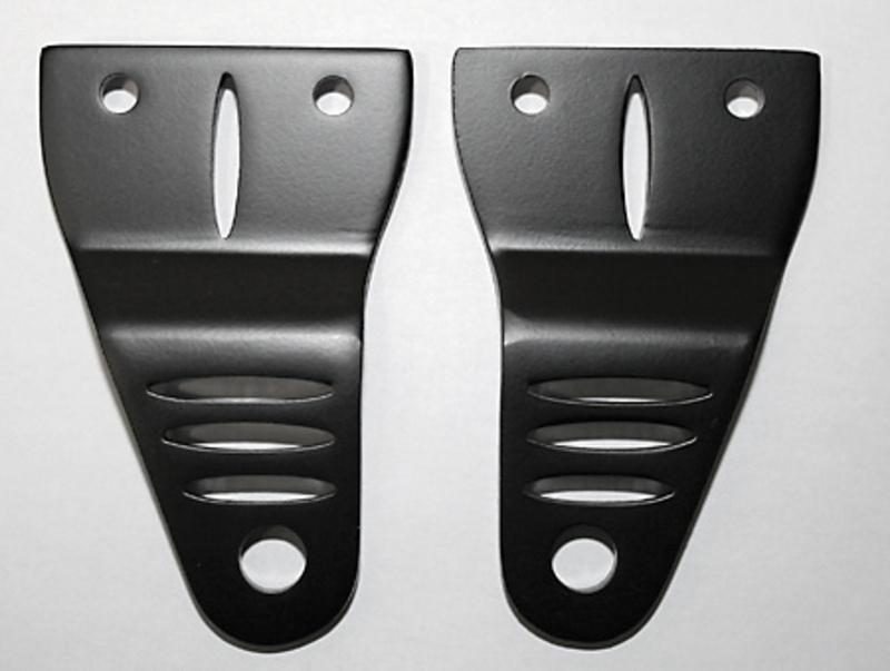 juego soportes faro delantero aluminio