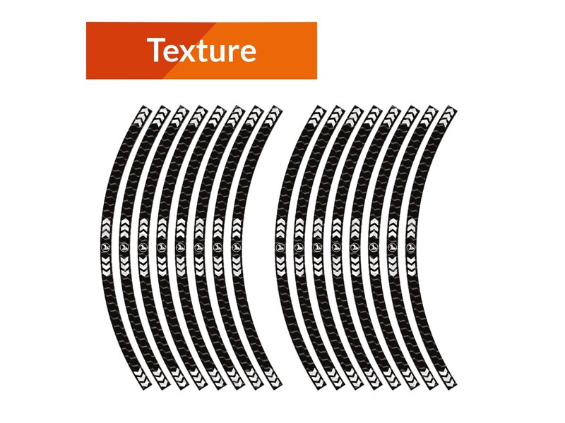 adhesivos protectores de llanta arrows texture