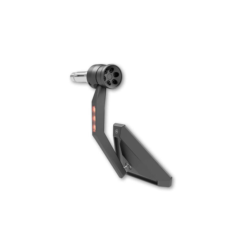 espejo retrovisor corto de manillar con intermitentes led tetra