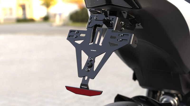 HIGHSIDER NUMBER PLATE BRACKET PLATE HOLDER AKRON-RS PRO - Picture 1 of 1