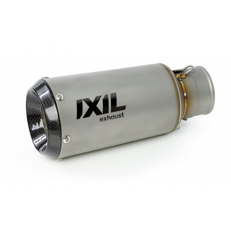 escape completo acero inox con tapa de carbono xtrem
