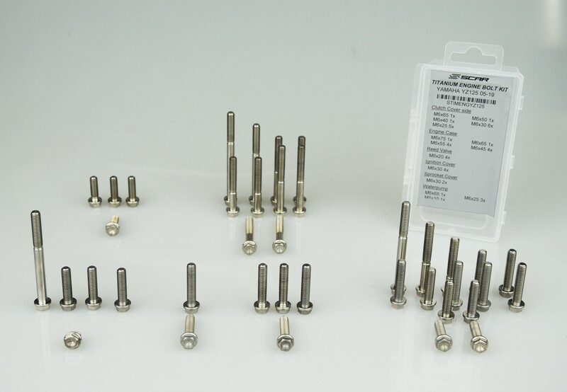 SCAR Kit 49 titanium screws for motor compatible with KTM 250 SX 250 2017-2022 - 第 1/1 張圖片