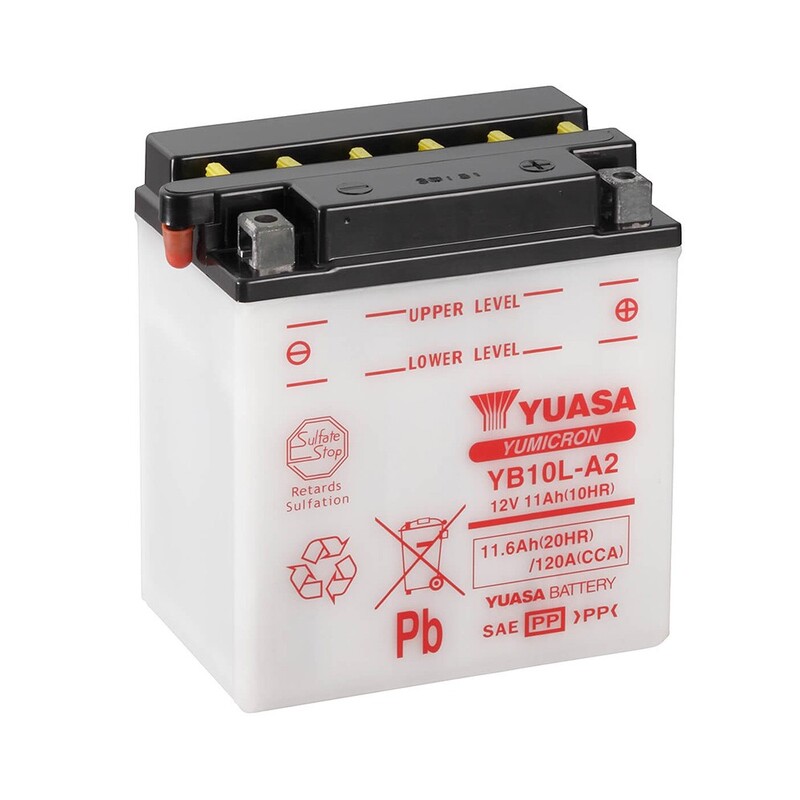 batería con electrolito yb10l-a2 combipack