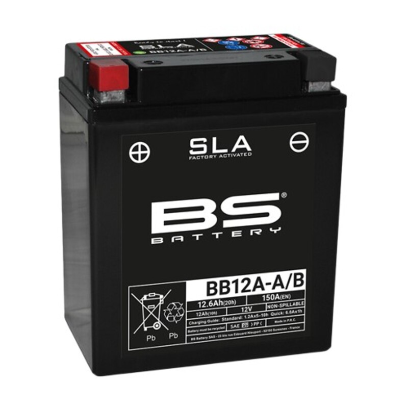 batería activada sin mantenimiento bb12a-a/b fa sla yb12a-a/b