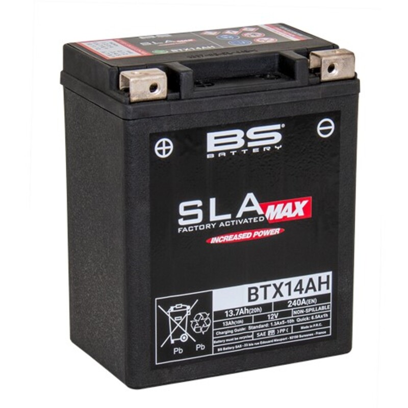batería activada sin mantenimiento btx14ah max fa sla max ytx14ah