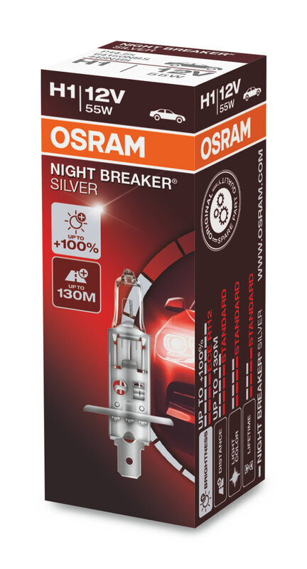 bombilla halogena night breaker h1 12v/55w - x1