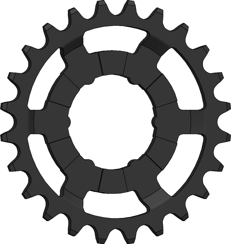 ESJOT Plato bicicleta SHIMANO/NEXUS/INTER - Imagen 2 de 2