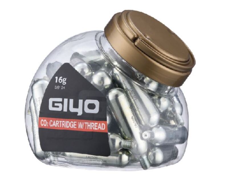 cartucho inflador rueda bicicleta 16g co2 x40u
