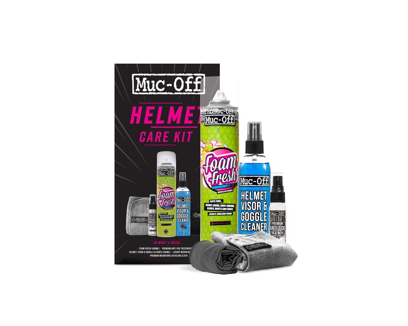 kit cuidado de cascos de moto premium